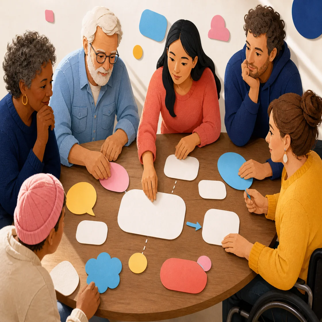 Community planning illustration for Shape the Need