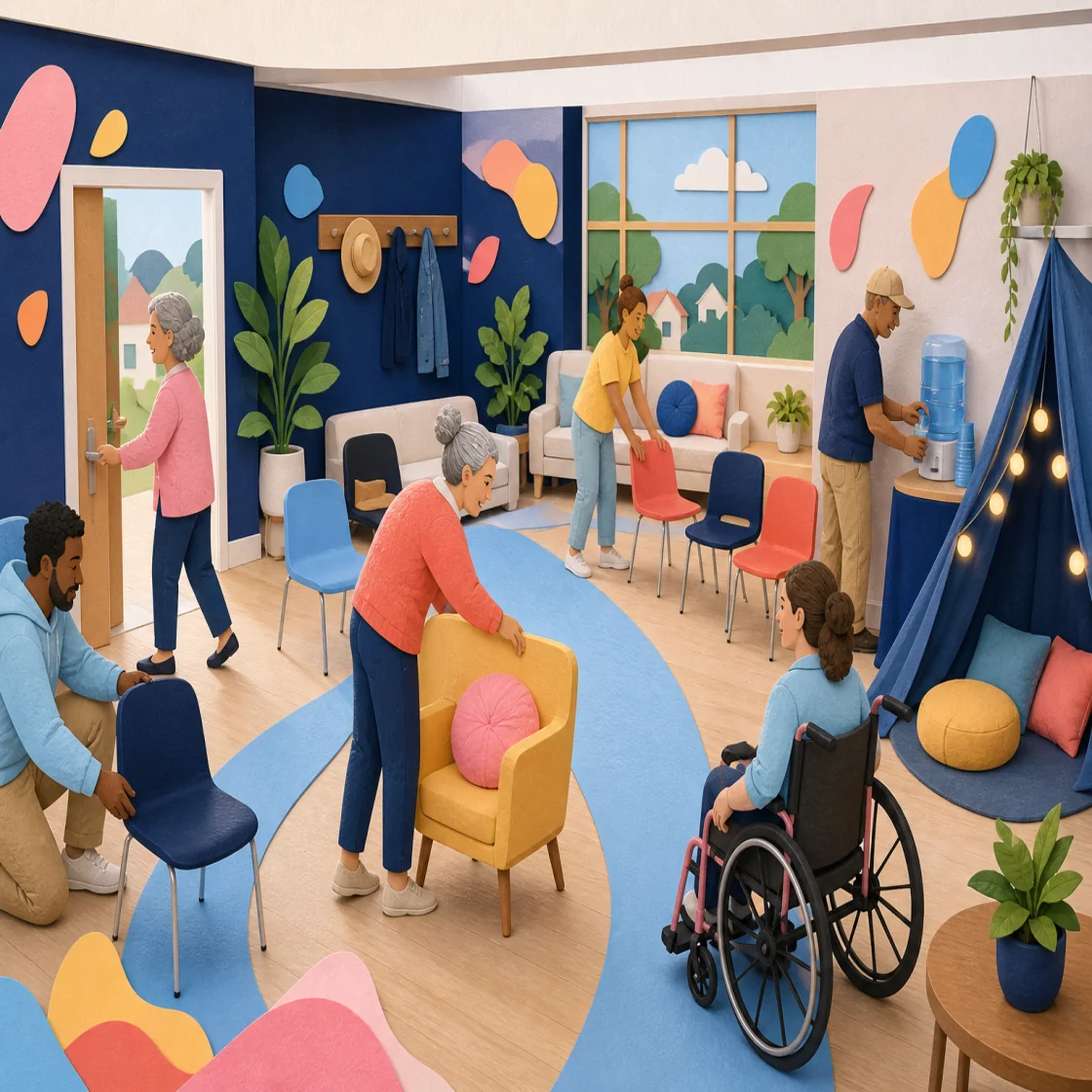 Community planning illustration for Host with Care