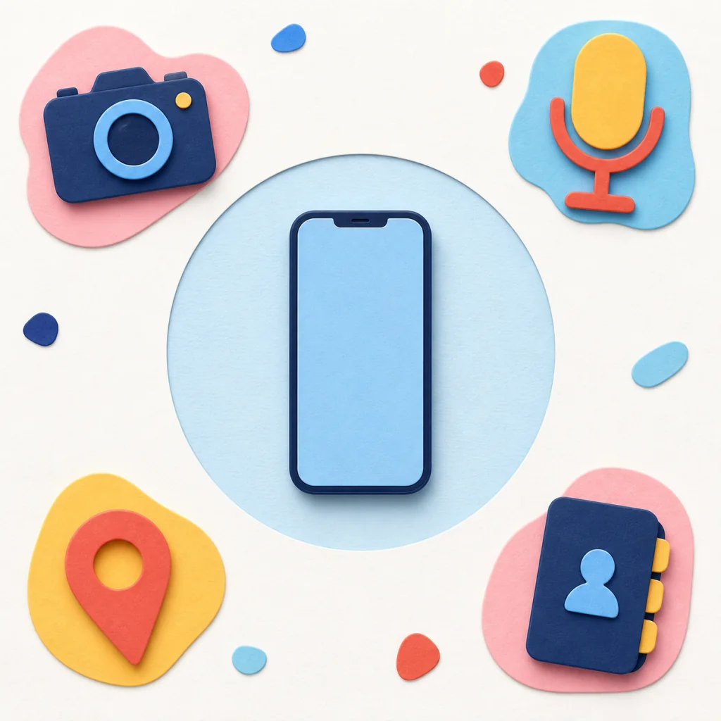 BrightBlock privacy illustration for Android permissions