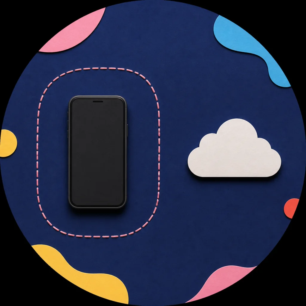 BrightBlock privacy illustration for Backup and device transfer